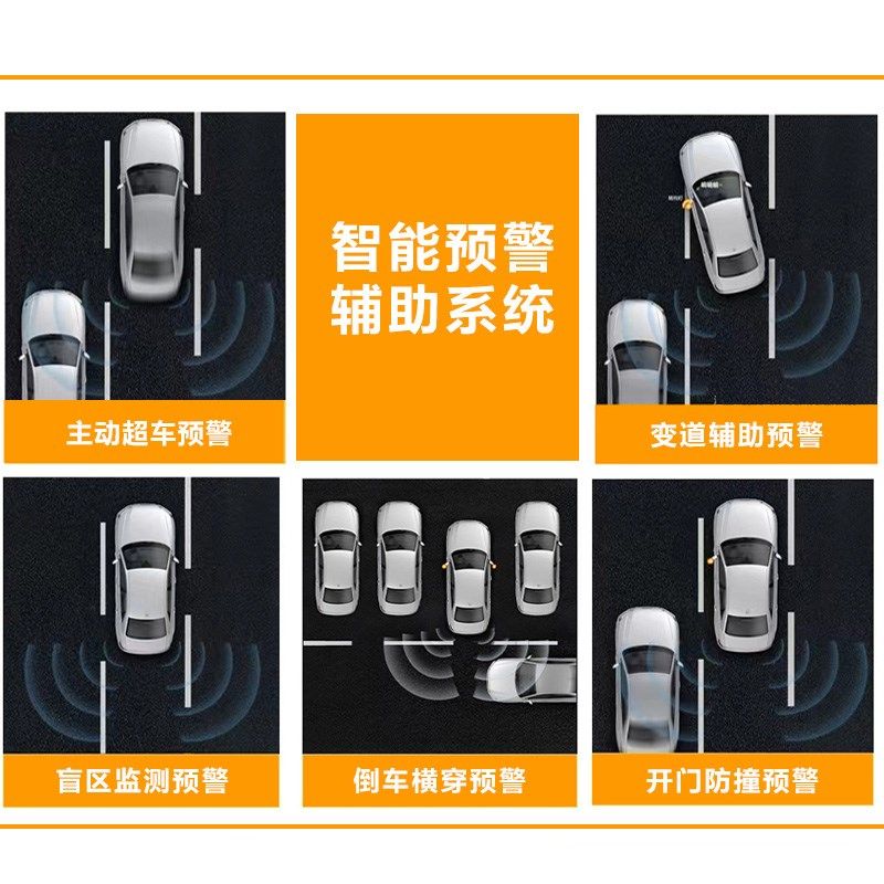 适用沃尔沃XC40V60 90S40 S60 S90 并线辅助盲区盲点监测预警改装