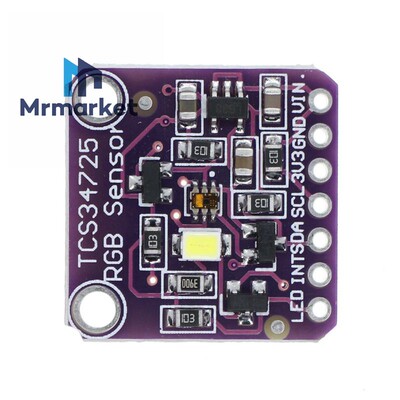 TCS34725 颜色传感器 Color Sensor RGB 开发板模块