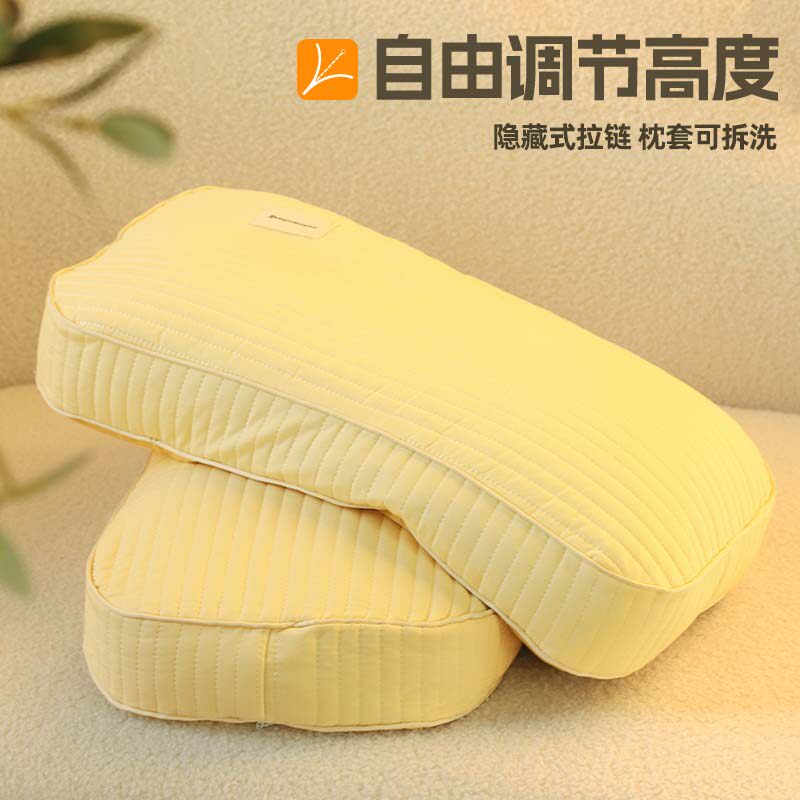 荞麦枕头学生单人成人宿舍家用助眠全荞麦皮壳填充护颈椎助睡眠枕