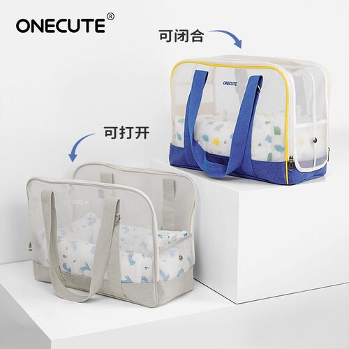 ONECUTE夏季宠物外出便携狗包户外凉爽透气撞色单肩手提猫包