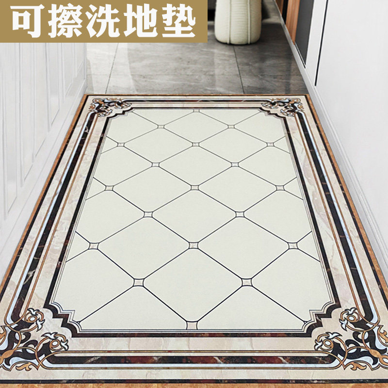 PVC 入户门垫进门门口地垫免洗简约欧式防滑踩脚垫子家用玄关地毯