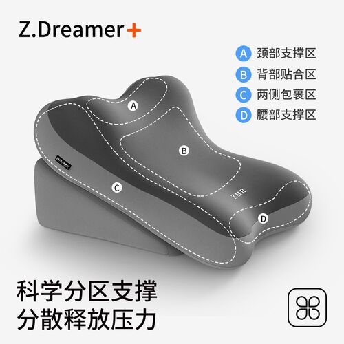 知梦人床头靠背孕妇护腰靠垫半躺胃食管斜躺枕老人反酸沙发靠背垫