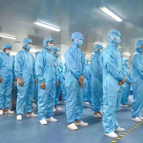 无尘服防静电连体衣沙疗服洁净室连帽子电子厂工作服劳保防护服