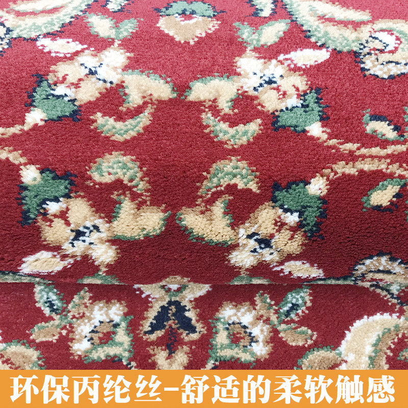 过道地毯美式家用满铺长方形卧室小阳台房间定制欧式地垫门垫进门