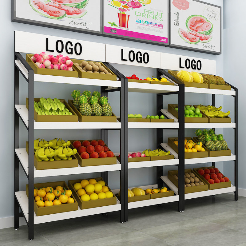 斜面五层展示架 可移动置物架货架 超市零食陈列架 红酒展示柜