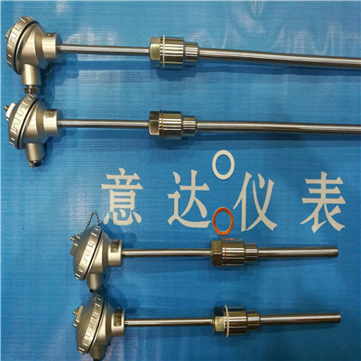 WZPK-230/230T 带现场管道底座套管铠装热电阻 PT100温度传感器
