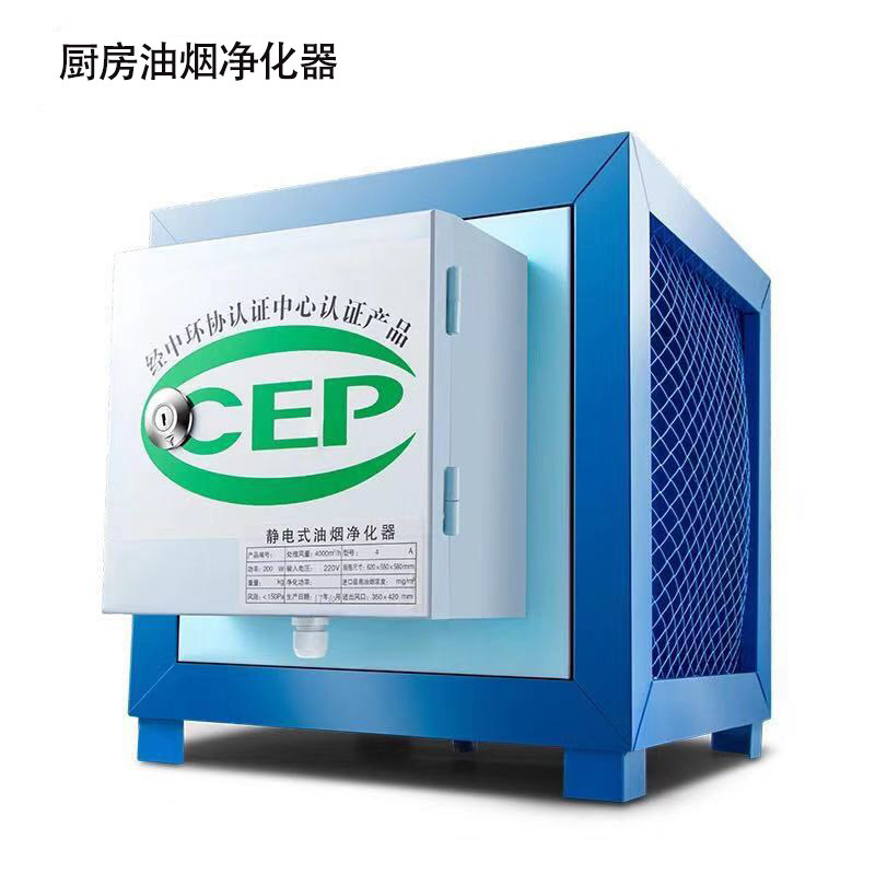 厨房烧烤油烟净化器设备饭店商用小型餐饮商用静电式分离器过滤器