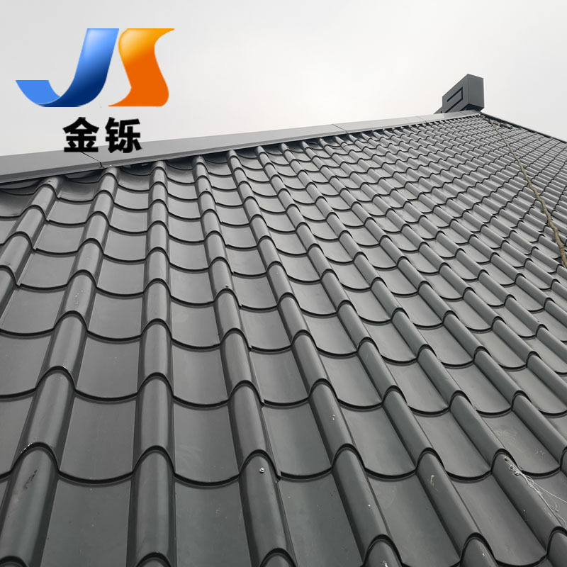 铝镁锰琉璃瓦765型0.8mm中式仿古建材金属防火防锈厂家直销抗压图片