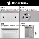 不锈钢意见箱大号挂墙带锁信件建议投诉箱爱心投币箱抽奖 包邮