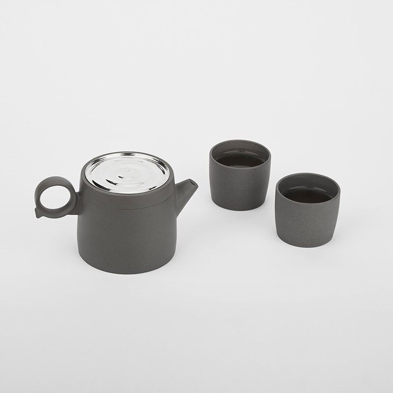 哲品ZENS以涟青灰泥宜兴紫砂茶具家用办公室茶壶茶杯工夫茶礼盒装