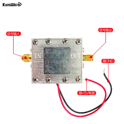 带腔体盒 射频放大器 增益21dB 50M-4000M 高线性度 电流85mA
