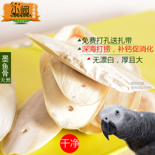 墨王 墨鱼骨已打孔虎皮牡丹鹦鹉磨牙补钙爬行用品 鸟食饲料海螵蛸 - 封面