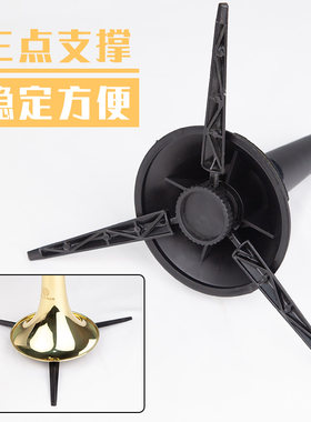 降b调小号乐器支架展示架便携可折叠装进小号乐器喇叭口箱包架子