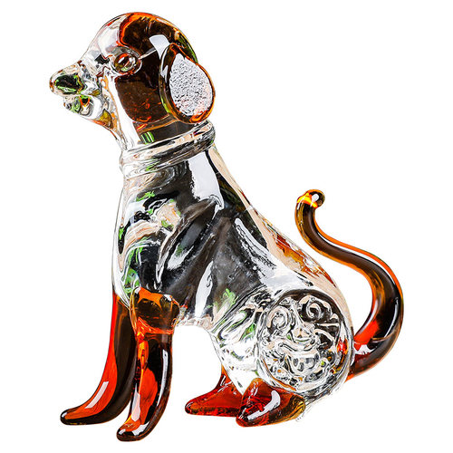 水晶十二生肖鼠牛虎兔龙蛇马羊猴鸡狗猪动物三合家居装饰彩色摆件