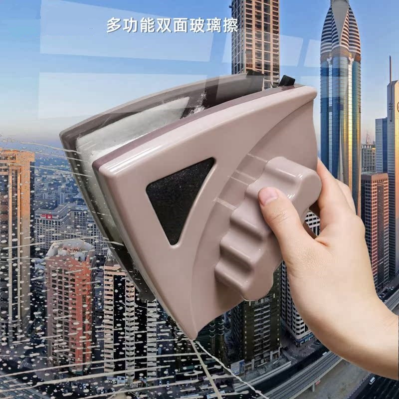 双层中空双面厚玻璃擦窗户刮子保洁家用高层搽洗工具强磁力高楼