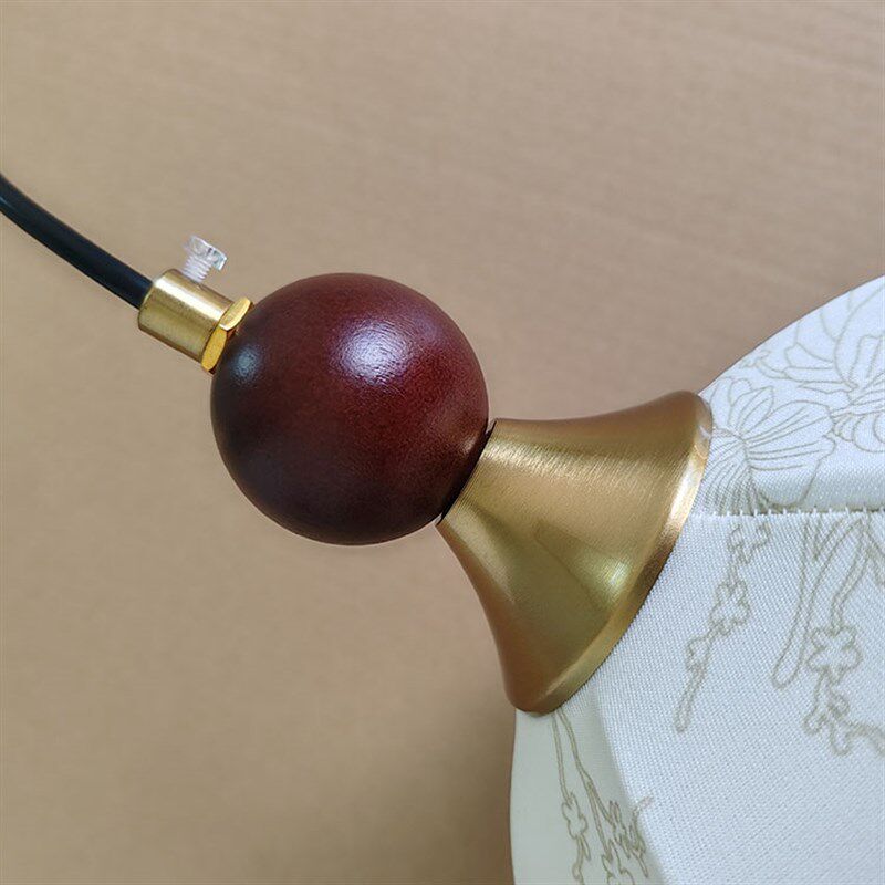 法式中古床头吊灯 壁灯侘寂风玄关吸顶灯实木布艺吧台3头餐厅吊灯