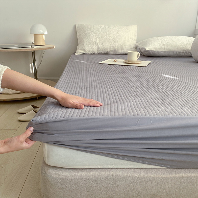 四季可用 全棉绗缝床笠单品床罩夹棉席梦思保护套加厚款床垫套子