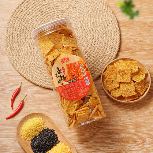 徽趣玉米锅巴358g有机健康零食