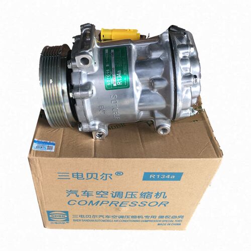 适配标致307标志308 凯旋408 508 C5 C4L世嘉空调压缩机空调泵浦7