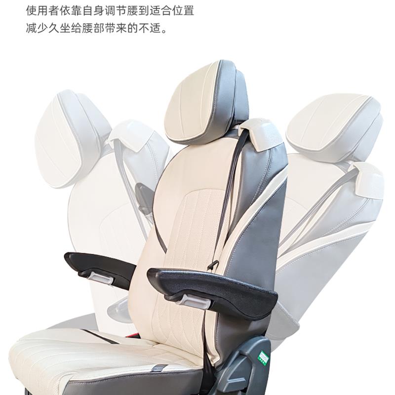 商务车航空气囊座椅适配依维柯大通v80v90图雅诺奔驰电动舒适柔软