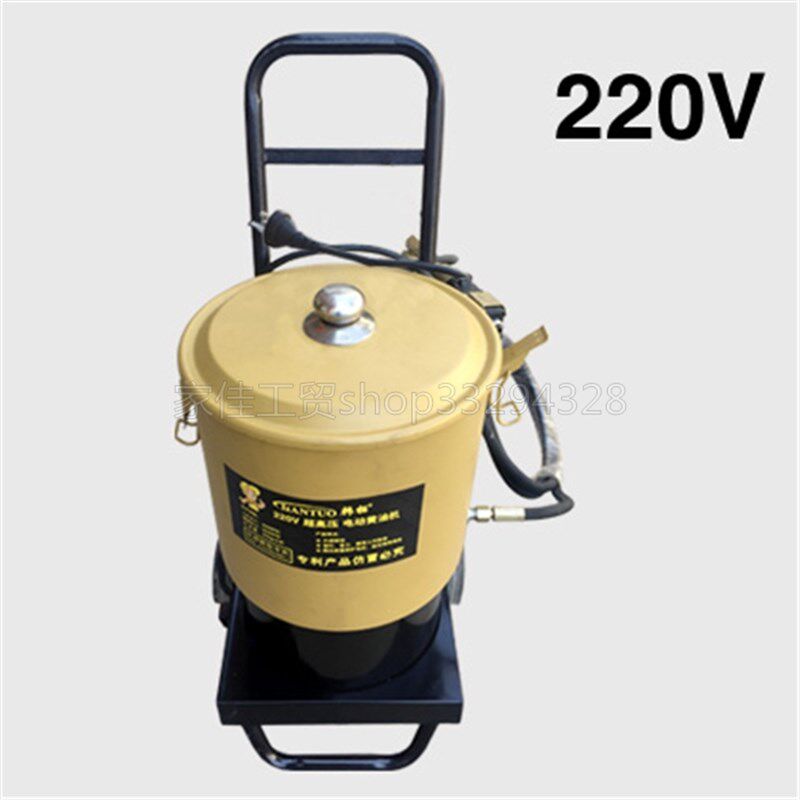 韩拓电动黄油机220V/12V/24V冬高压润滑油加注枪重型注油器FY-001