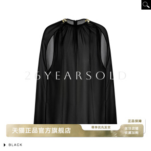 女金属装 雪纺衫 饰收腰气质上衣女 OLD轻奢优雅风黑色时尚 26YEARS