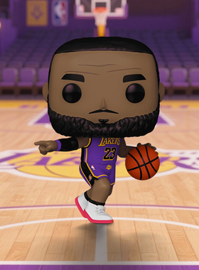 funko丰高pop湖人队詹姆斯 老詹手办周边摆件詹皇公仔礼物nba手办