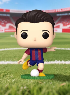 Funko丰高POP足球西甲巴塞罗那巴萨莱万多夫斯基手办摆件公仔礼物