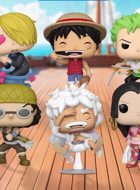 Funko丰高海贼王路飞索隆香克斯航海王周边手办公仔摆件礼物