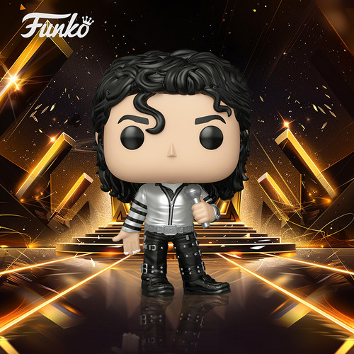 Funko迈克尔杰克逊 Bad巡演 MJ手办珍藏周边摆件公仔礼物收藏款