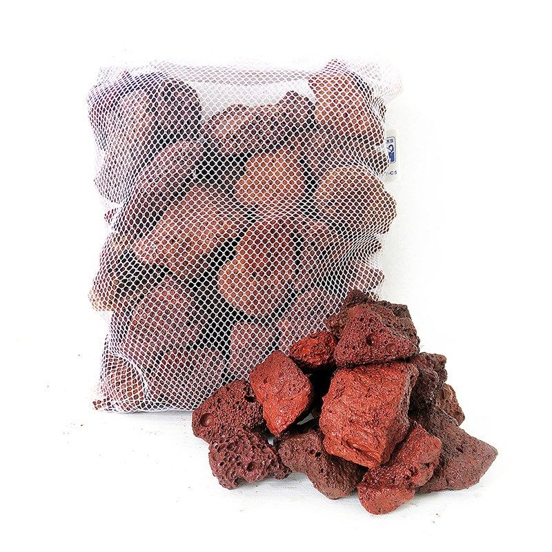 水族箱鱼缸过滤材料造景摆设火山石花罗汉增色增艳起头火山岩包邮