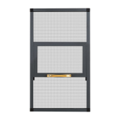 三推式 推拉儿童防护安全防蚊虫 防盗304不锈钢金刚网纱窗带锁自装