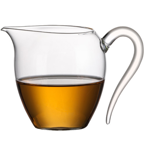 公道杯玻璃小号带把茶海分茶器耐热鹰嘴倒茶公杯茶漏一体功夫茶具