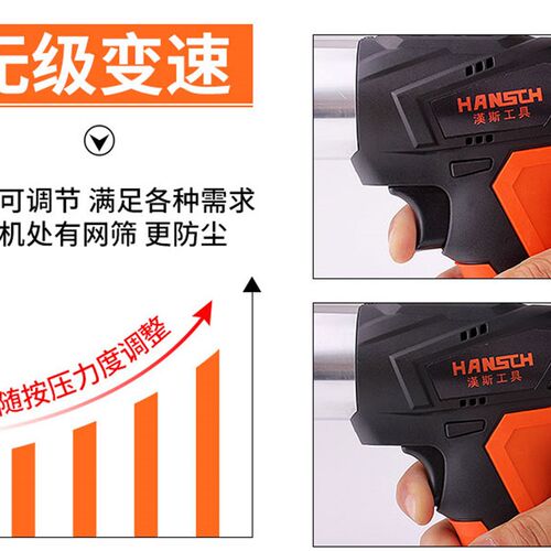 汉斯 电动铁皮剪刀 充电式不锈钢金属薄板切割器电冲剪开孔电剪子