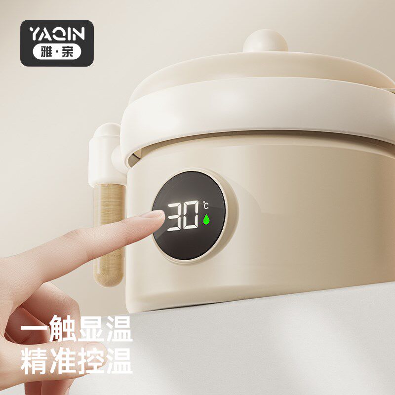 雅亲婴儿辅食碗宝宝注水保温碗吃米粉专用米糊碗外出恒温儿童餐具