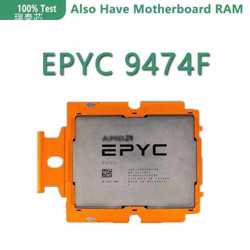 EPYC 9474F CPU 4.1GHZ 48-Cores 96-Threads 360W L3 CACHE 256M