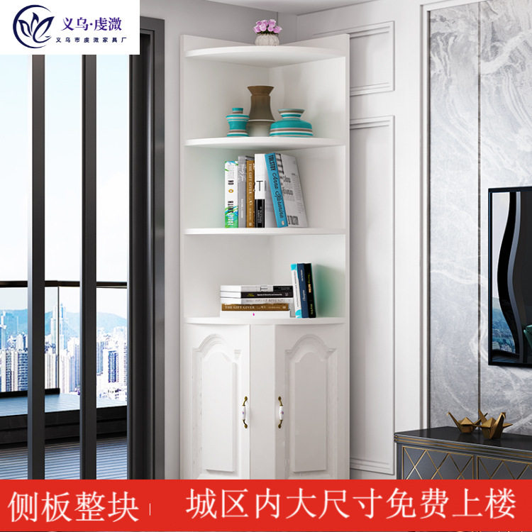 欧式角柜客厅三角置物架多功能转角墙角柜储物柜拐角边角柜置物架