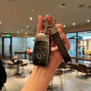 适用于奔驰e300l钥匙套c260l车a200l gla glb220 gle350壳扣 glc