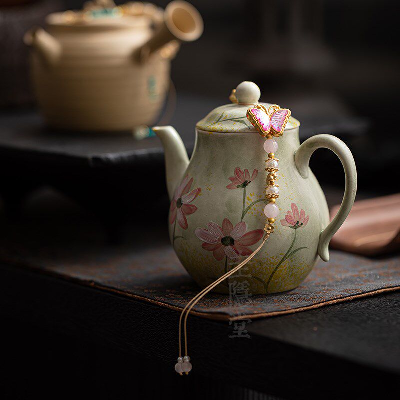 圭隐堂手工壶绳茶壶提溜吊坠小挂件家用功夫茶具装饰品茶道零配件