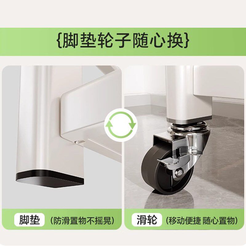 厨房置物架厨具锅具多层储物架子微波炉烤箱家用多功能移动收纳架