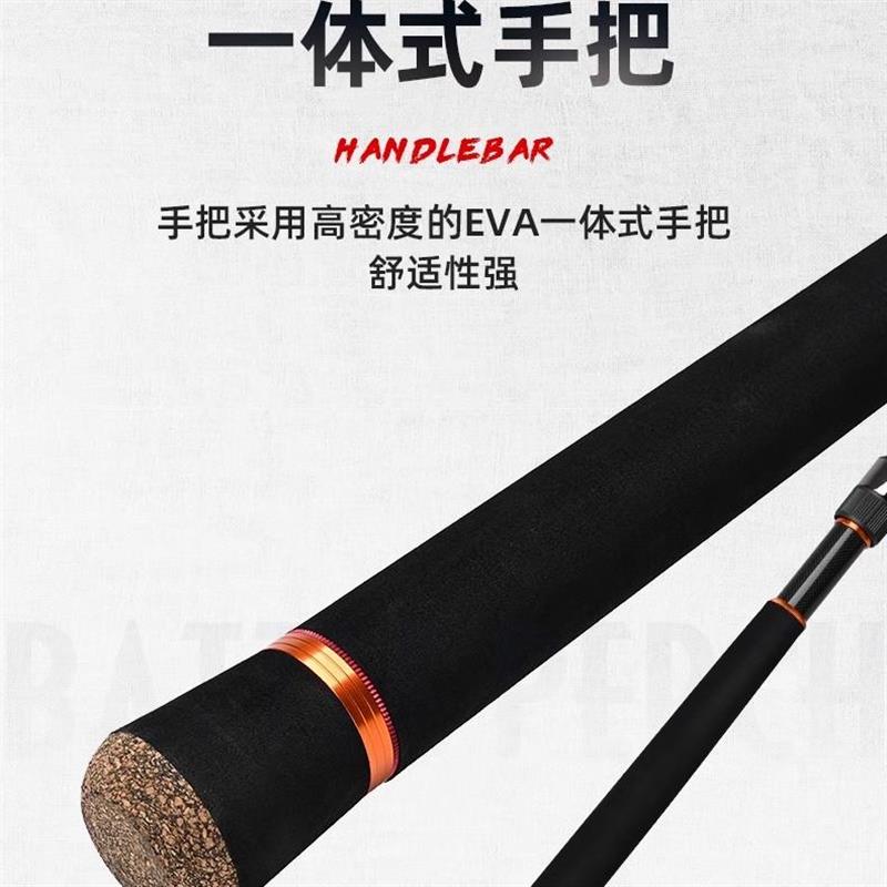 优尔酷斩鲈二3.3/3.6米MH直柄路亚竿锚竿远投鲈鱼西赛铭/战鲈之王