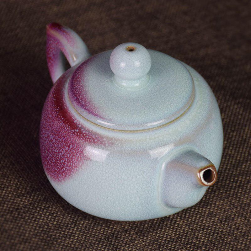 禹州神垕新款中式钧瓷加厚耐热全手工陶瓷器茶壶杯功夫茶具杯套装