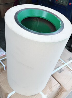 14寸丁砻谷胶辊 白色耐磨砻谷机胶轮 棕色碾米机胶辊 打米机配件