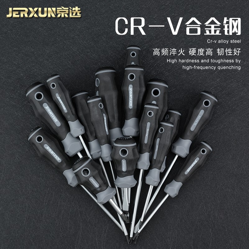 京选螺丝刀组套便携装十字一字梅花改锥批组合电工磁性家用小起子