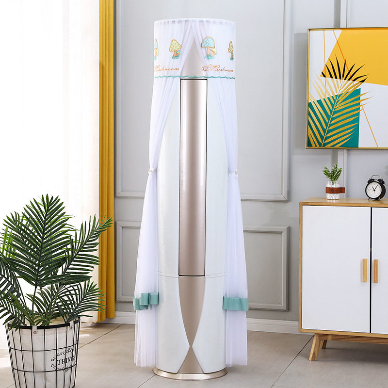 空调防尘罩立式格力美的海尔柜机柜式圆形圆柱形空调罩套空调通用