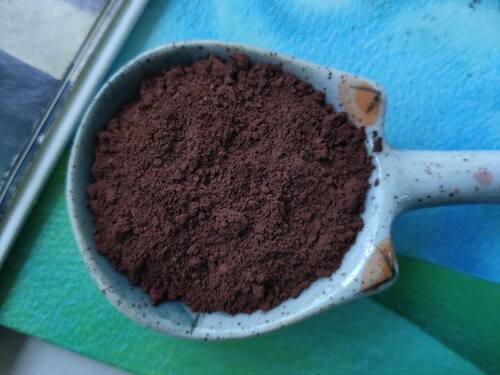 熟褐 100g 颜料专用 矿物棕土色 咖啡色 煅赭石 棕色土质色料矿石