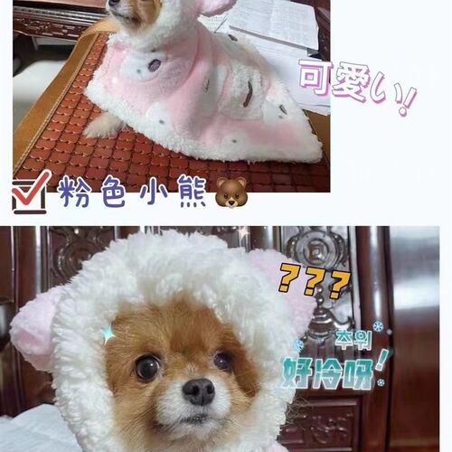 狗狗披风秋冬保暖被子宠物毯子披肩斗篷狗窝冬季小型犬宠物猫咪