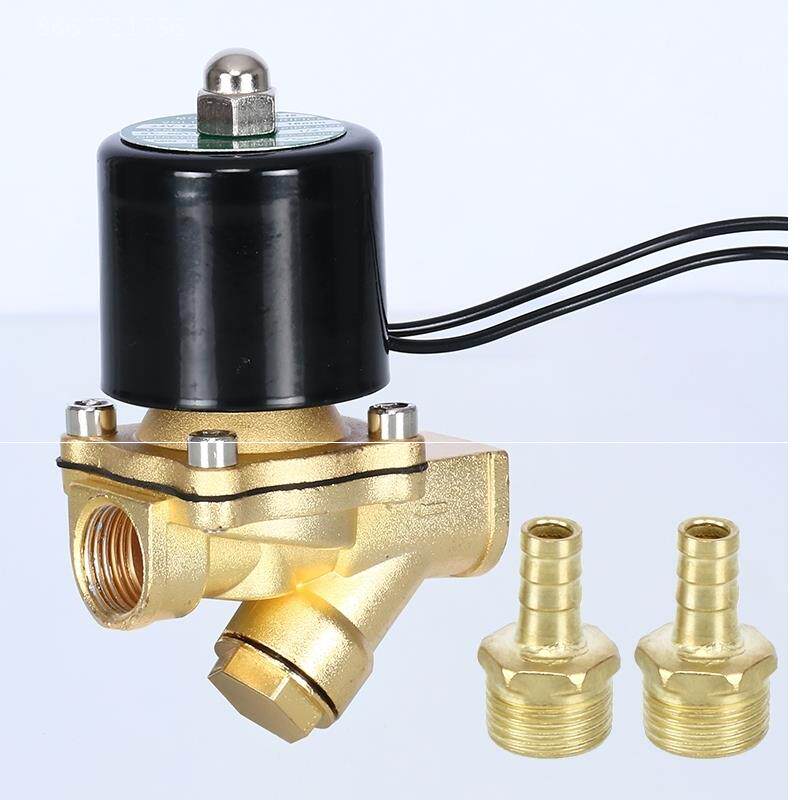 水罐货车淋水电磁控制阀汽车电子改装自动喷水过滤器12v24v电磁阀
