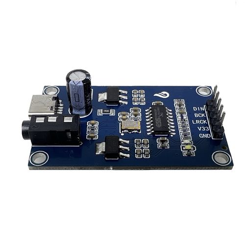 ES9023P I2S IIS数字音频输入DAC解码板器转AUX模拟输出