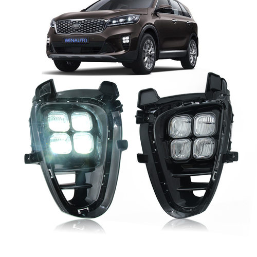 适用于起亚 索兰托 Sorento 2017-2019 LED日间行车灯 DRL